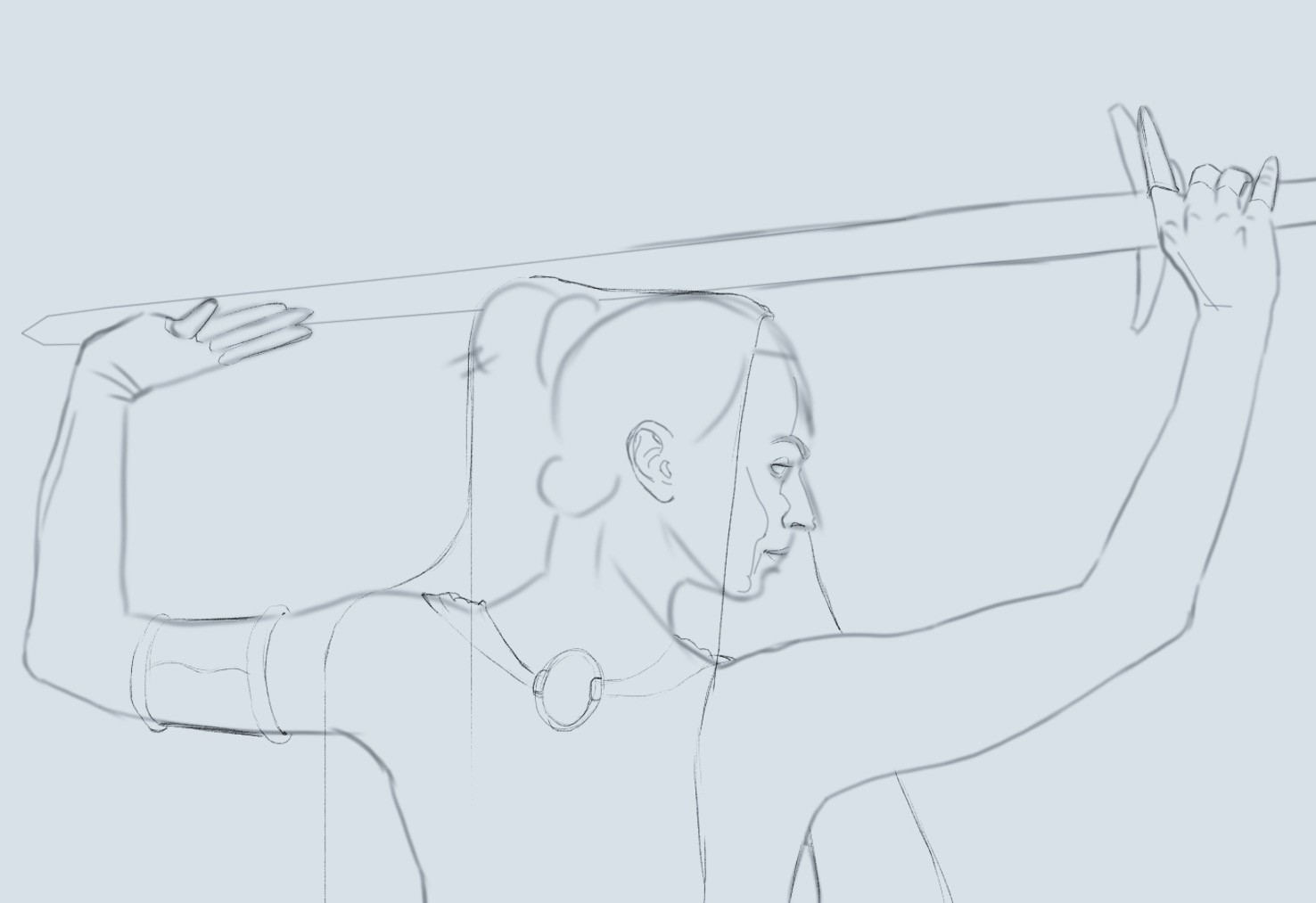 Line sketch stage