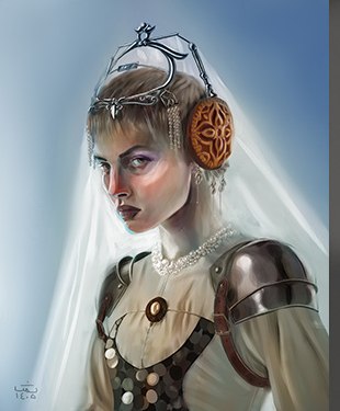King Bride character portrait
