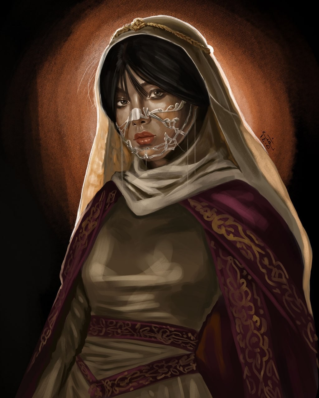Noblewoman — personal character design work