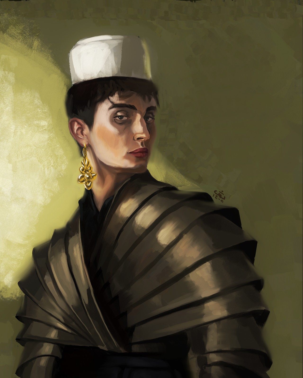 Portrait study by Abolfazl Shamsadini
